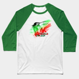 CAN 2024. YES YOU CAN. MOROCCO FOOTBALL Baseball T-Shirt